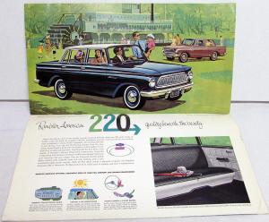 1963 Rambler American 440 330 220 Wagon AMC Prestige Sales Brochure XL Orig