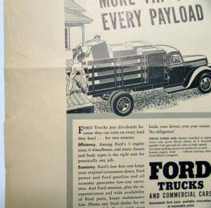 1941 Ford Trucks & Commercial Cars Take More Pay From Every Load Ad Proof