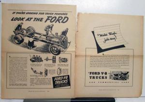 1940 Ford Trucks V8 If Your Looking For Truck Features Ad Proofs Original