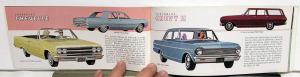 1965 General Motors Shareholders Brochure W/ Pricing Chevrolet Pontiac Buick