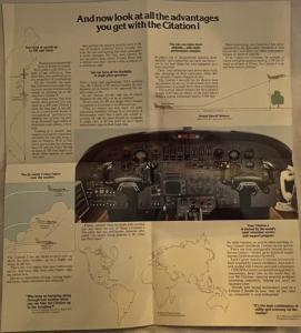 1977-1978 Cessna Citation I and Citation II Sales Folders/Posters