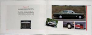1988 Bentley Oversized Sales Brochure - Eight Mulsanne S Turbo R Continental
