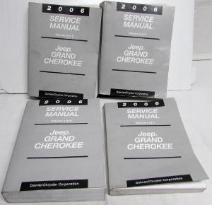 2006 Jeep Grand Cherokee Dealer Service Shop Repair Manual 4 Volume Set Original