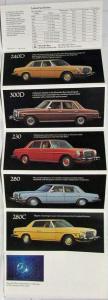 1975 Mercedes-Benz Sales Mailer Folder