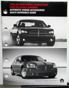 2006 Dodge Charger & Magnum Factory Accessories Quick Reference Guide Catalog