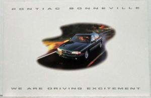 1994 Pontiac Bonneville Sales Brochure and Video