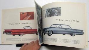 1961 Cadillac 62 60 75 Fleetwood DeVille Eldorado Small Sales Brochure Original