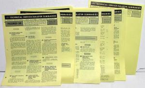 1966-1967 Ford Service Department Technical Service Bulletin Summaries Lot