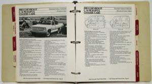 1983 Chevrolet Truck Values Book with Salespersons Light Duty Trucks Study Guide