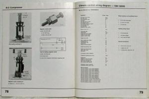 1984 Audi 5000 Climate Control Troubleshooting and Repair Service Training Info