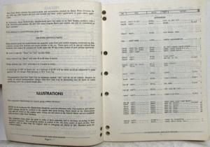 1966-1967 Opel Kadett Parts Book Catalog
