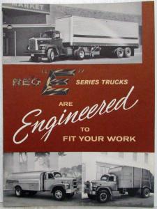 1963 REO E Series Sales Tri-Fold Brochure