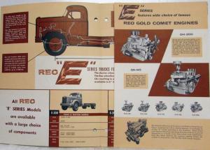 1963 REO E Series Sales Tri-Fold Brochure