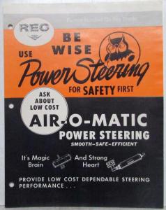 1962 REO Air-O-Matic Power Steering Ad