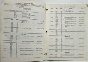 1966 GMC Truck Preliminary Master Parts Book Models 5500 7500 8500 9500 HD