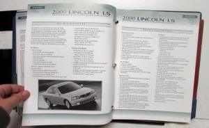 1998 1999 2000 Lincoln Mercury Cougar Marquis Continental Mark VIII Data Album