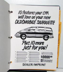 1990 Oldsmobile Trofeo Cutlass Eighty Eight Toronado Marketing Ads Sourcebook