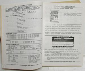 1983 GMC Brigadier Truck Parts/Illustration Book Series J8C J9C
