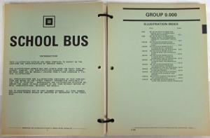 1983-1985 GMC Chevy School Bus & FWD Control Chassis Parts/Illustration Book