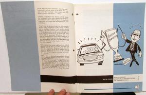 1971 Chrysler Plymouth Dodge Master Tech Reference Book 71-6 Safety