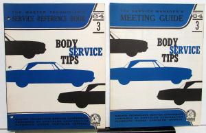 1964 Chrysler Plymouth Dodge Master Tech Service Reference Book Body 64-3