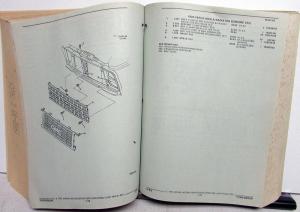 1992-1993 GMC Chevrolet G Van Parts and Illustration Book Vandura Chevy Van