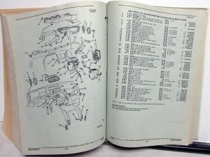 1992-1993 GMC Chevrolet G Van Parts and Illustration Book Vandura Chevy Van