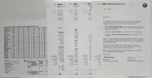 1998 BMW 7 Series Media Information Press Kit