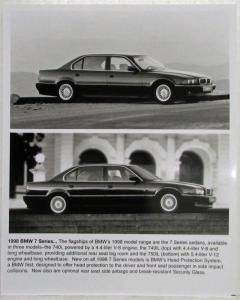 1998 BMW 7 Series Media Information Press Kit