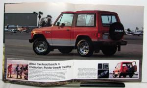 1989 Dodge Import Trucks Raider Safety Features Interiors Accessories Brochure