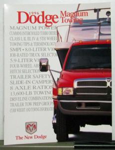 1996 Dodge Ram Magnum Towing Diagrams Tips Specifications Sale Brochure