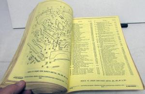 1963-1975 Pontiac Chassis Body Parts Catalog Book Text & Illustr GTO Firebird GM