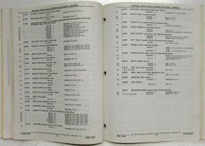 1981 Pontiac T1000 Chassis Body Parts Book Catalog