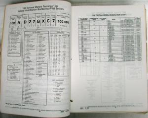 1982-1985 Pontiac Bonneville Grand Prix T 83-85 Parisienne Parts/Illus Book