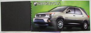 2002 Buick Rendezvous Media Information Press Kit