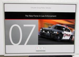 2007 Chrysler Dodge Fleet Dealer Police Vehicles Charger Magnum GEM Brochure