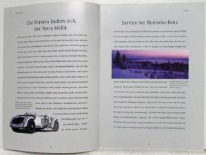 1992 Mercedes-Benz Passenger Car Range Sales Brochure - German Text