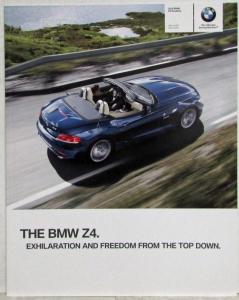 2010 BMW Z4 Exhilaration and Freedom From the Top Down Sales Brochure