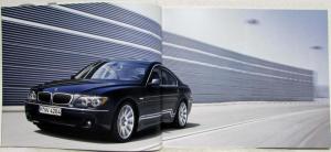2006 BMW 7 Series Sedan Sales Brochure - 750i 750iL 760i 760Li