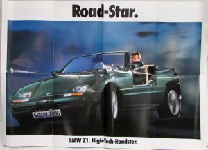 1989 BMW Z1 Sales Folder Poster - German Text
