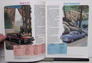 1980 Ford Recreation Vehicles LTD Thunderbird Mustang Granada Fairmont Guide