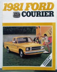 1981 Ford Pickup Courier Color Options Specs Diagrams Sales Tri-Folder