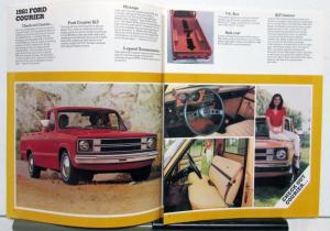 1981 Ford Pickup Courier Color Options Specs Diagrams Sales Tri-Folder