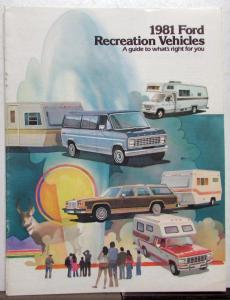 1981 Ford Recreation Vehicles Granada Mustang Thunderbird Escort Pickups Guide