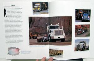 1999 Kenworth Trucks Dealer Brochure Heavy Hauler Dump Mixers Lowboys Loggers