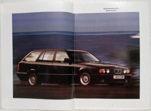 1992 BMW 5 Series Touring Sales Brochure - Right-Hand Drive