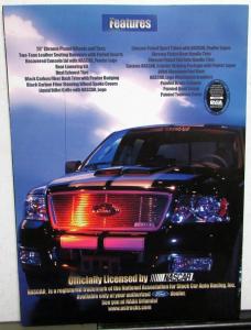 2005 Ford NASCAR Special Edition Pickup Truck Dealer Sales Brochure F150