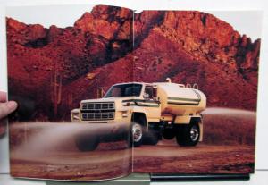 1991 Ford The Work Force F Series Trucks Construction Diagrams Sales Brochure