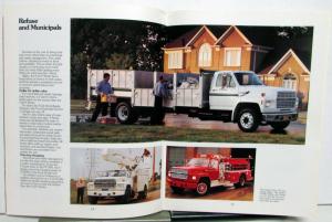 1991 Ford The Work Force F Series Trucks Construction Diagrams Sales Brochure