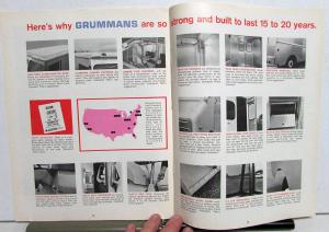 1970s Grumman Aluminum Truck Bodies Brochure Kurbmaster Kurbette Delivery Van